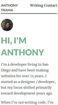 Mobile Screenshot of anthonytrama.com